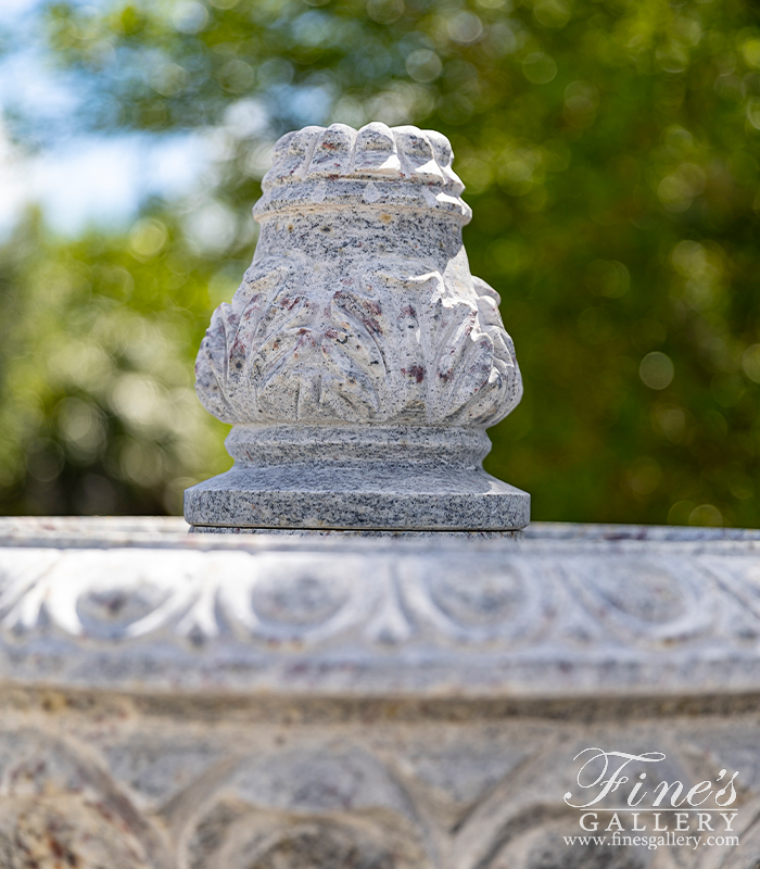 Search Result For Marble Fountains  - Stunning Three Tiered Fountain In Solid Hand Carved Granite - MF-2020